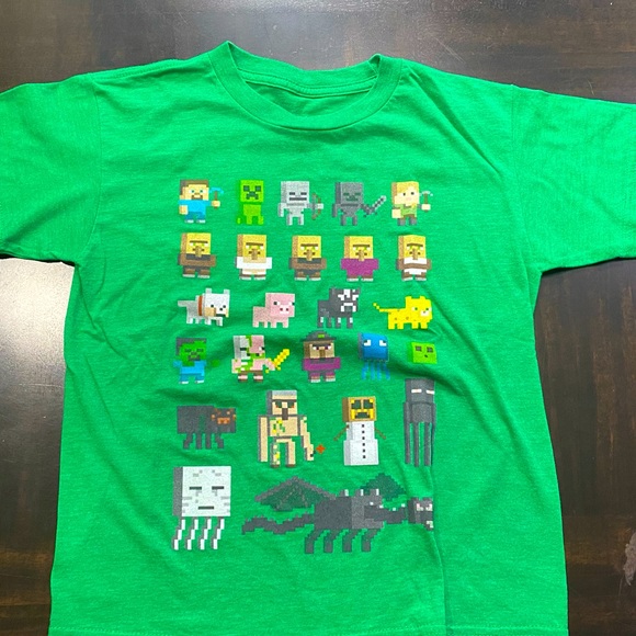 RARE Kids Minecraft T-shirt Bundle 13 pieces Mine Chest Exclusive Size YS/S - Picture 10 of 16